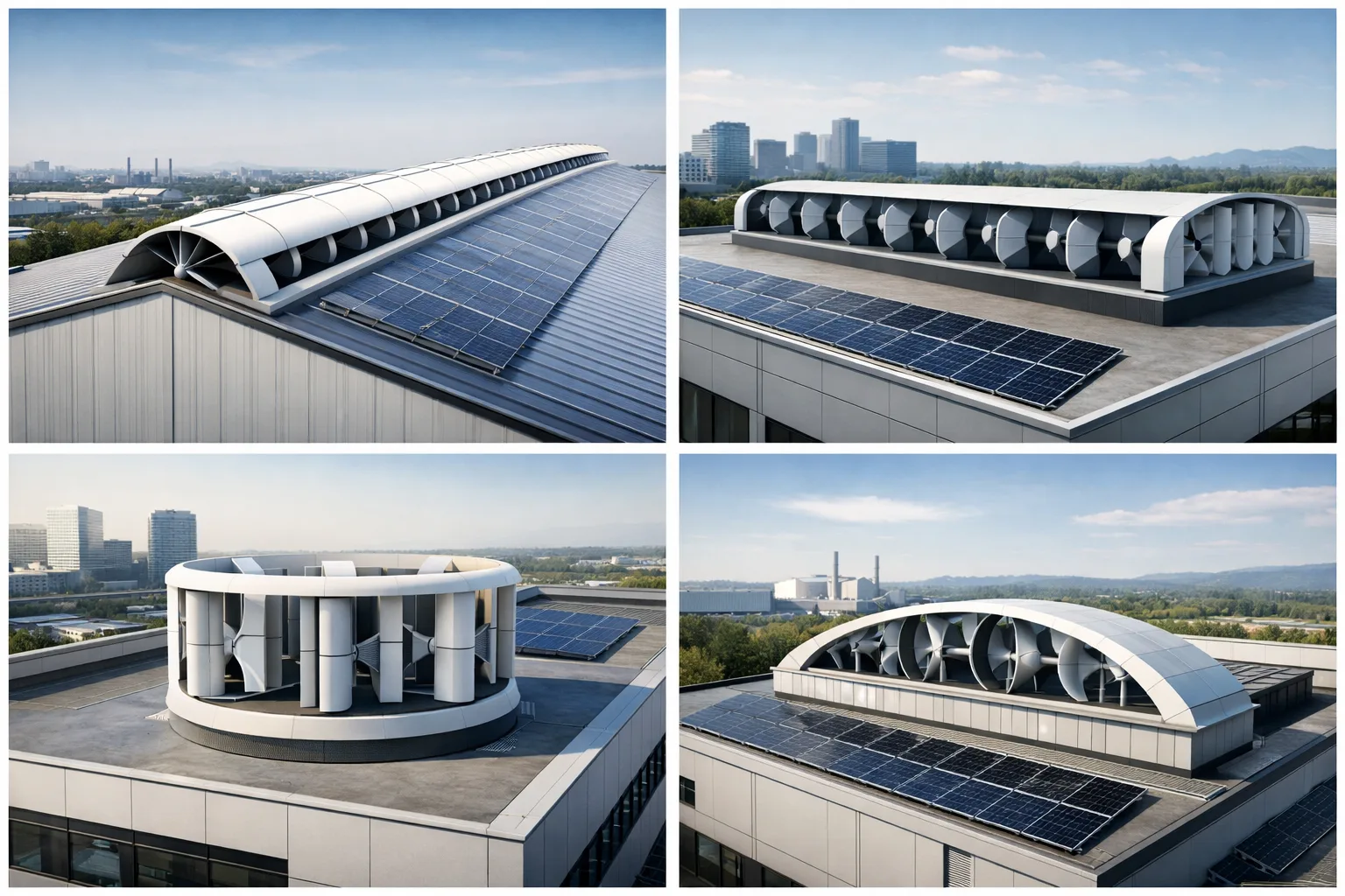 Illustrative rooftop wind concept studies